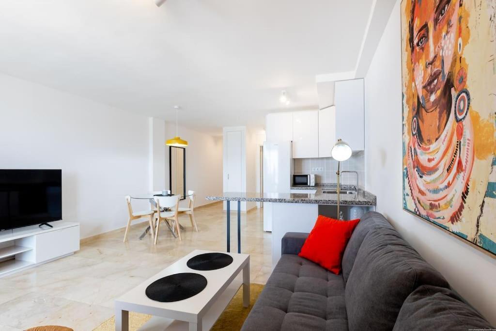 Sunny Ocean View Apartment Palm-mar Dış mekan fotoğraf